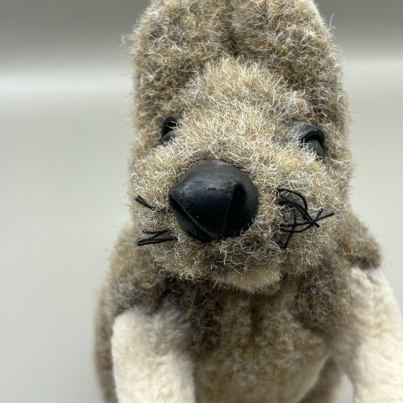 Vintage Discovery Channel Kangaroo Baby Joey 5” Realistic Plush Stuffed Animal - Picture 4 of 10